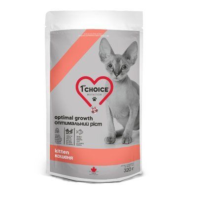 1st Choice KITTEN OPTIMAL GROWTH корм для кошенят з чутливим травленням
