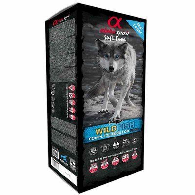Alpha Spirit (Альфа Спіріт) WILD FISH беззерновий напіввологий корм для собак, 9 кг (45шт*200г), 9 кг (45шт*200г)