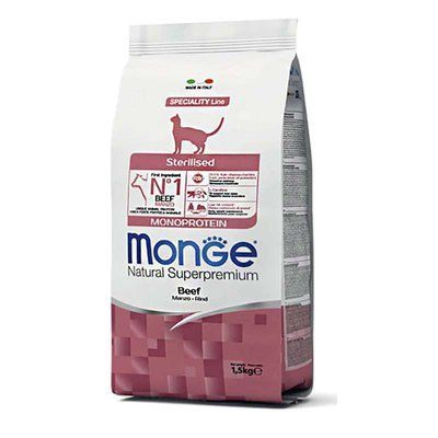 Monge Cat Monoprotein Sterilised Beef монопротеїновий корм для стерелізованих кішок ЯЛОВИЧИНА