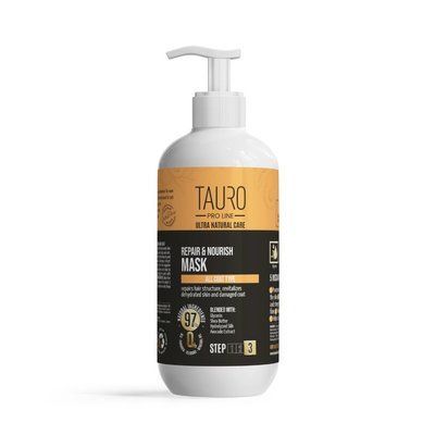 Tauro Pro Line Ultra Natural Care Repair and Nourish Mask Маска відновлення та живлення, 400 мл