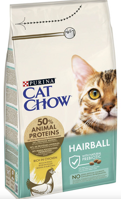 Cat Chow Hairball Control Корм для кішок контроль утворення грудок шерсті в шлунку, 15кг