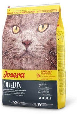 Josera CATELUX корм для котів від утворення грудок шерсті, 10кг