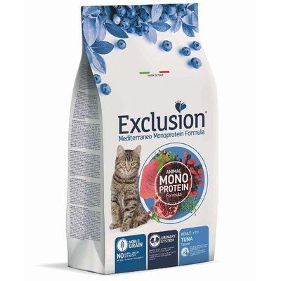 Exclusion Cat Adult Tuna сухий монопротеїновий корм для кішок, ТУНЕЦЬ, 300г