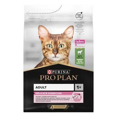Purina Pro Plan Adult Delicate Digestion Lamb сухий корм для кішок з чутливим травленням ЯГНЯ, 10кг