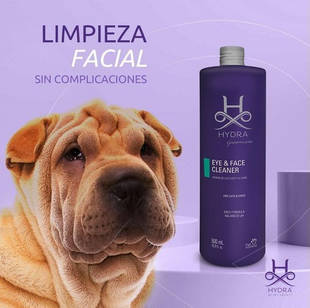 Hydra GROOMERS Eye and Face Cleaner Средство для ухода за областью вокруг глаз и мордочки для собак и кошек, 500мл