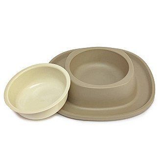 Georplast Миска пластикова з м'яким ковриком Soft Touch 200мл/20*20*3,5 см, 200мл/20*20*3,5 см