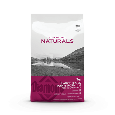 Diamond NATURALS PUPPY LARGE BREED LAMB & RICE сухий корм для цуценят великих порід ЯГНЯ, 15кг, 15кг