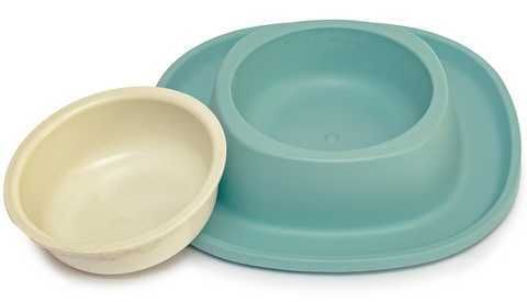 Georplast Миска пластикова з м'яким ковриком Soft Touch 200мл/20*20*3,5 см, 200мл/20*20*3,5 см