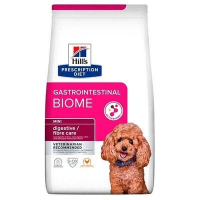 Hill's Prescription Diet Canine Gastrointestinal Biome Mini Digestive корм для собак КУРКА, 3кг