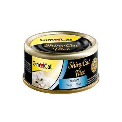 GimCat Shiny Cat Filet консерви для котів тунець, 70 г, 70г