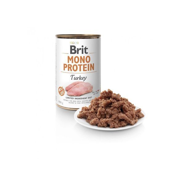 Brit Mono Protein Dog Turkey консерви для собак ІНДИЧКА, 400 г, 400г