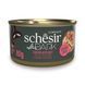 Schesir After Dark Chicken With Beef ШЕЗІР КУРКА З ЯЛОВИЧИНОЮ в бульйоні натуральні консерви для котів, банка 80г, 80г