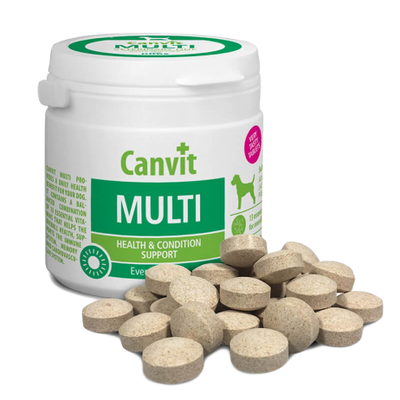 Canvit Multi (Мульті) мультивітамінні таблетки для собак, 100 табл.