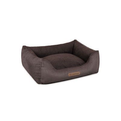 Лежак Pet Fashion DEVID для собак шоколадний 62*50*19