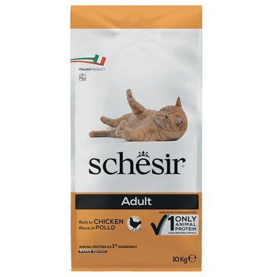 Schesir Cat Adult Chicken монопротеїновий корм для котів з куркою, 10кг