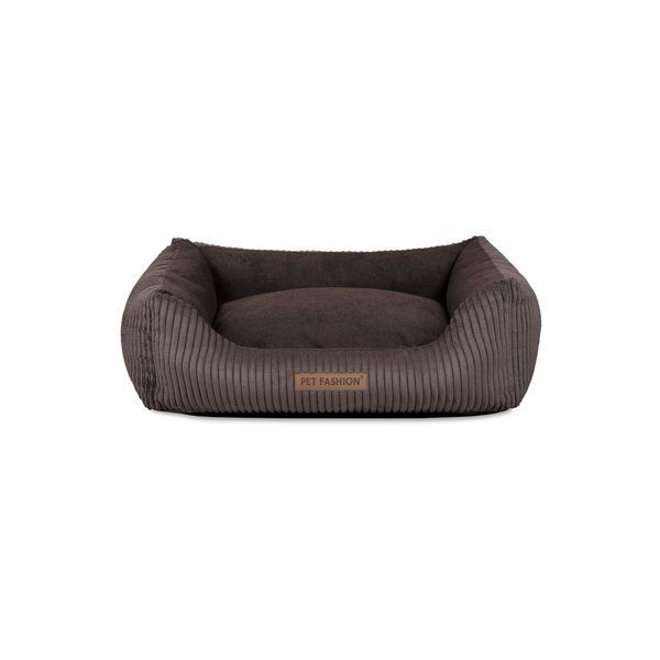 Лежак Pet Fashion DEVID для собак шоколадний 62*50*19