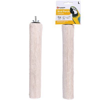 Flamingo Perch Calcium ФЛАМІНГО ЖЕРДОЧКА З КАЛЬЦІЄМ для гігієни дзьоба та кігтів птахів L