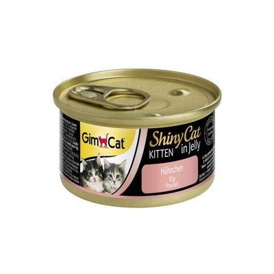 GimCat Shiny Kitten консерви для кошенят курка в желе, 70 г, 70г