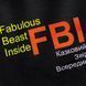 Борцівка Pet Fashion &laquo;FBI&raquo; для собак, розмір S2, чорна, S2