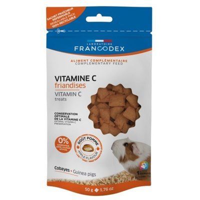 Francodex лакомство с витамином С для морских свинок ЯБЛОКО, 50г