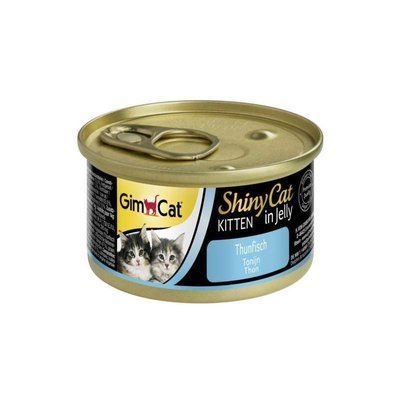 GimCat Shiny Kitten консерви для кошенят тунець в желе, 70 г, 70г