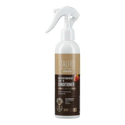 Tauro Pro Line Derma Care Dry & Itchy Skin Незмивний кондиціонер для усунення сухості і свербежу, 250 мл, 250мл