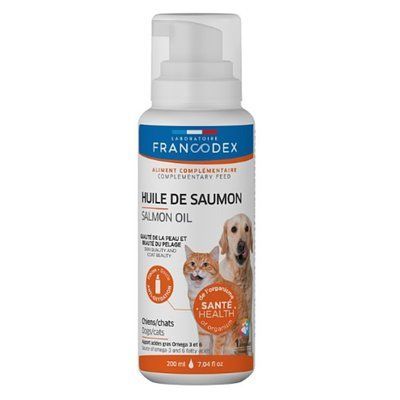 Francodex Salmon Oil масло лосося для собак и кошек, 200мл