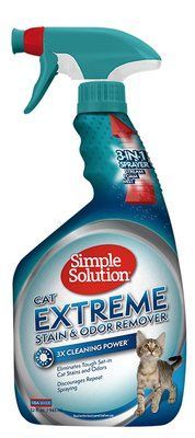 Simple Solution Extreme Cat stain and odor remover нейтралізація запахів та видалення стійких плям, 945 мл