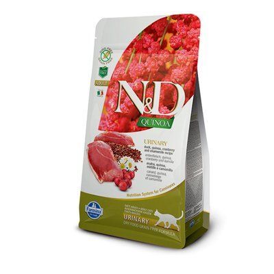 Farmina N&D Grain Free Quinoa Urinary корм для профілактики сечокам'яної хвороби у котів КАЧКА, 5кг