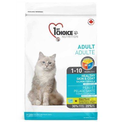 1st Choice Adult Healthy Skin&Coat ХЕЛЗІ ЛОСОСЬ сухий корм для здорової шкіри та шерсті, 2,72кг