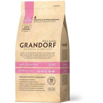 Grandorf Кіттен - GD CAT Lamb & Turkey Kitten - Ягня та індичка для кошенят, 2кг