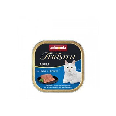 Animonda (Анімонда) Vom Feinsten Salmon & Shrimps вологий корм для кот. з лососем та креветками 100г, 100г