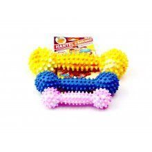 Sum-Plast Prickly Dumbbell Гантель шипована для собак з ароматом ванілі, 15 см, 15 см