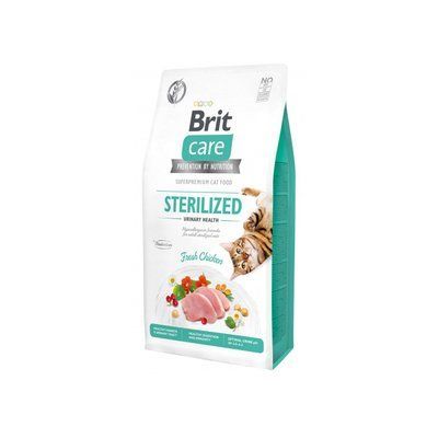 Brit Care GF STERILIZED URINARY HEALTH беззерновий корм для стерилізованих кішок (курка), 7кг