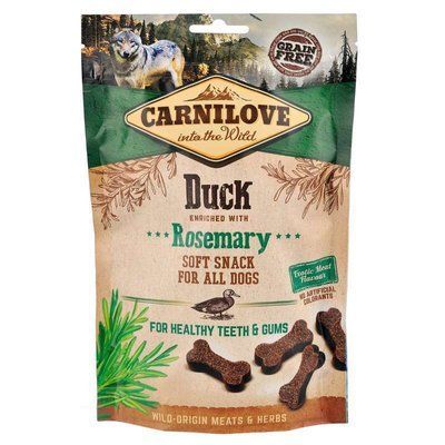 Carnilove Dog Semi Moist ласощі ля собак качка, розмарин, 200 г