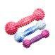 Sum-Plast Prickly Dumbbell Гантель шипована для собак з ароматом ванілі, 15 см, 15 см