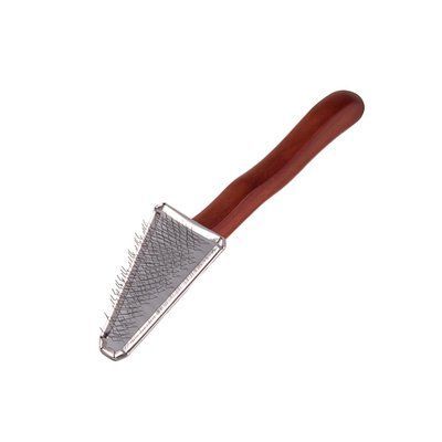 Dezynadog Soft Triangle Slicker Brush Пуходерка треугольная плоская для мест вокруг глаз лап и морды для щенков и малых пород