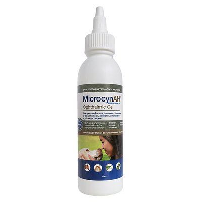 Microcyn Ophthalmic Gel МІКРОЦИН гель для очей всіх видів тварин, 90 мл, 90 мл