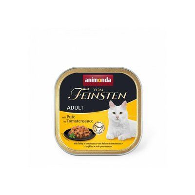 Animonda Vom Feinsten Adult Turkey in Tomato sauce для котів ІНДИЧКА В ТОМАТНОМУ СОУСІ, 100г, 100г