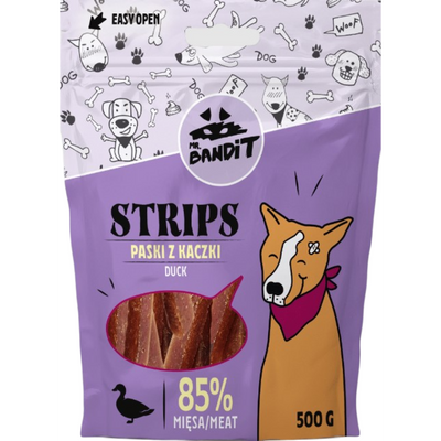 Mr. Bandit Стріпси з качки для собак, 80 г