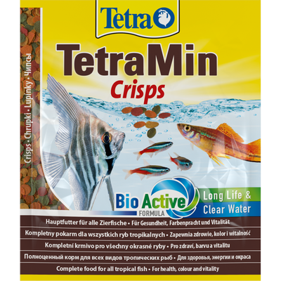 Корм Tetra Min Crisps для акваріумних рибок, 12 г (чіпси), 12 г