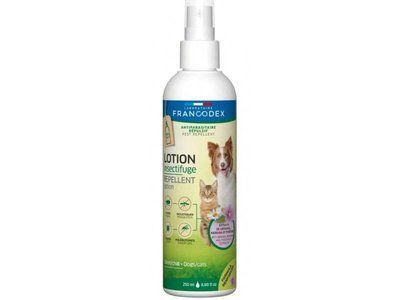 Francodex Repellent Lotion лосьйон від бліх та кліщів без інсектицидів для собак та кішок, 250 мл, 250мл