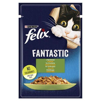 Purina Felix Fantastic (пауч) Консерви для кішок з кроликом в желе 85 г, 85г