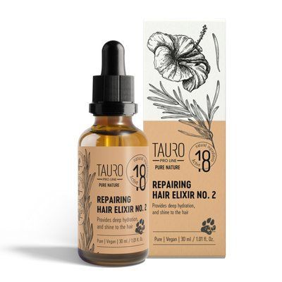 Tauro Pro Line Pure Nature Repairing Elixir No.2 Відновлювальний еліксир для шкіри та шерсті, 30 мл, 30мл