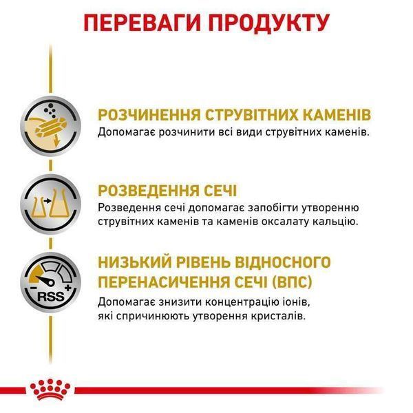 Royal Canin URINARY лікувальний вологий корм для собак при сечокам'яній хворобі, 410г, 410г
