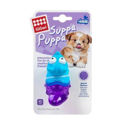 GiGwi Suppa Puppa Іграшка для собак Лисиця з пищалкою, гума, 9см