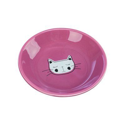 Миска Trixie для котів пласка керамічна 0,2 л діаметр 14 см, 200мл