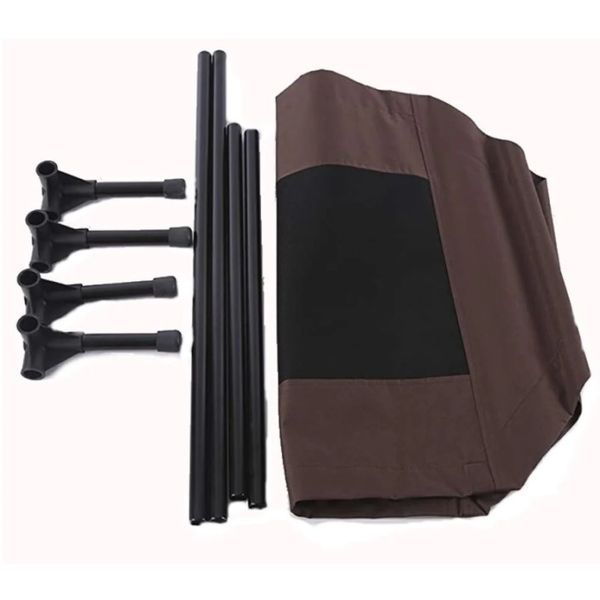 K&H Original Pet Cot & Cover каркасний лежак-батут для собак, шоколадний, M, 63х81x18 см, S - 43х56x18 см