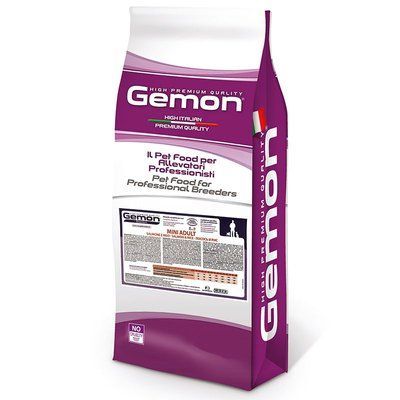 Gemon MINI ADULT сухий корм для собак дрібних порід ЛОСОСЬ та РИС