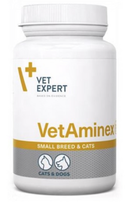 VetExpert VetAminex Small breed & cats комплекс для котів та малих порід собак, 60 капс., 60 капс.